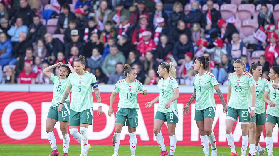 Nations League donne; Danimarca-Italia 0-3