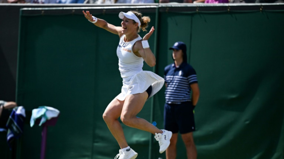 Wimbledon: Laura Siegemund, une doyenne bondissante