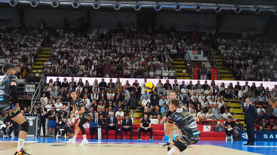  La Sir Susa Scai Perugia &egrave; campione d'Italia di pallavolo maschile 