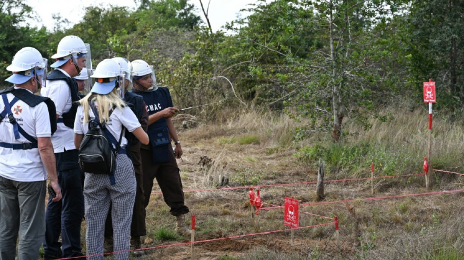 Quand les militaires ukrainiens se forment au d&eacute;minage au Cambodge