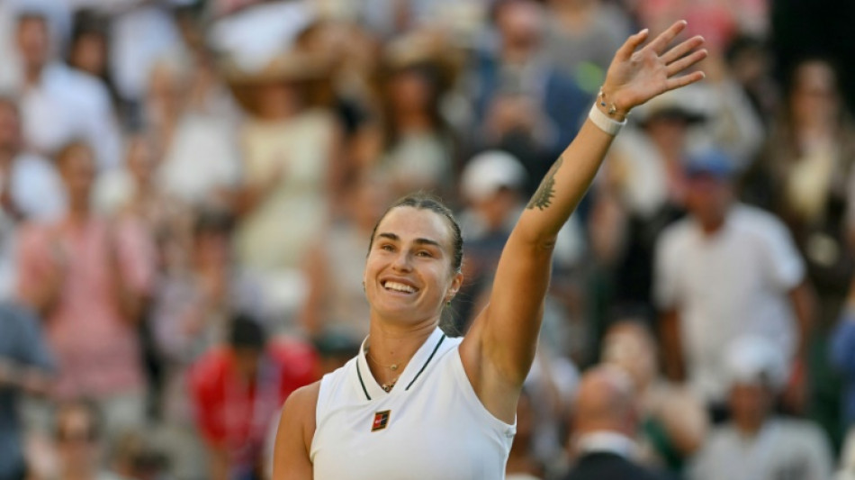  Sabalenka sets up Wimbledon last-16 clash with Osaka 