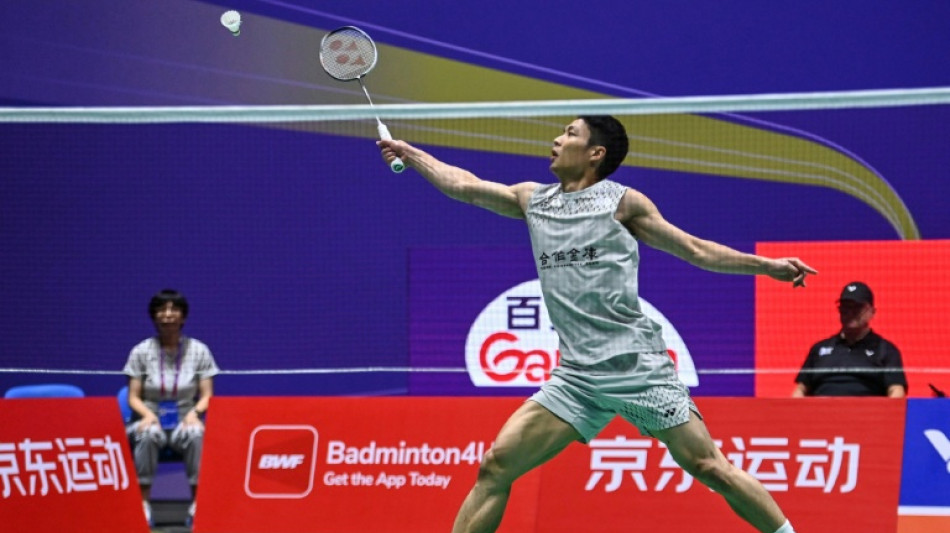  Taiwan's Chou Tien-chen snatches China Open title at age 36 