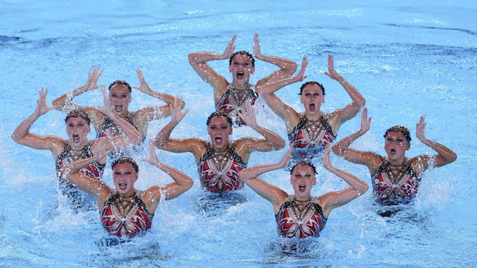  Europei nuoto: artistico, Italia ancora bronzo a squadre nel tecnico 