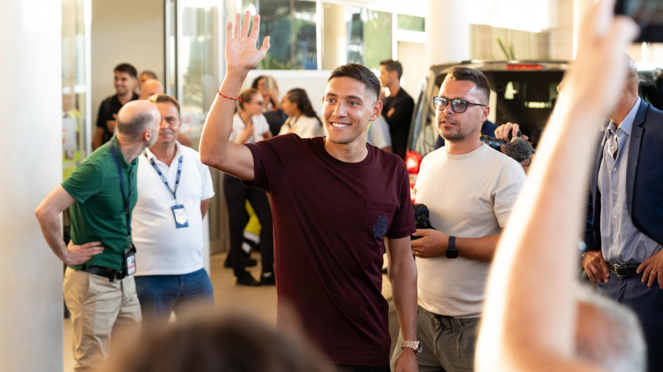  Calcio: ufficiale Molina alla Roma, contratto di 5 anni 
