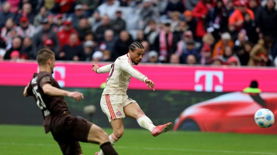 Bayern survive St. Pauli scare to stay on course for title