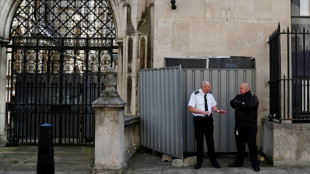 Banksy kritisiert mit Werk an Londoner Gericht Vorgehen gegen Proteste