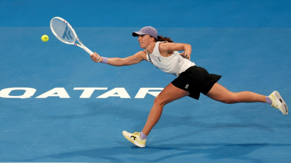  Iga Swiatek cai nas quartas de final do WTA 1000 de Doha 