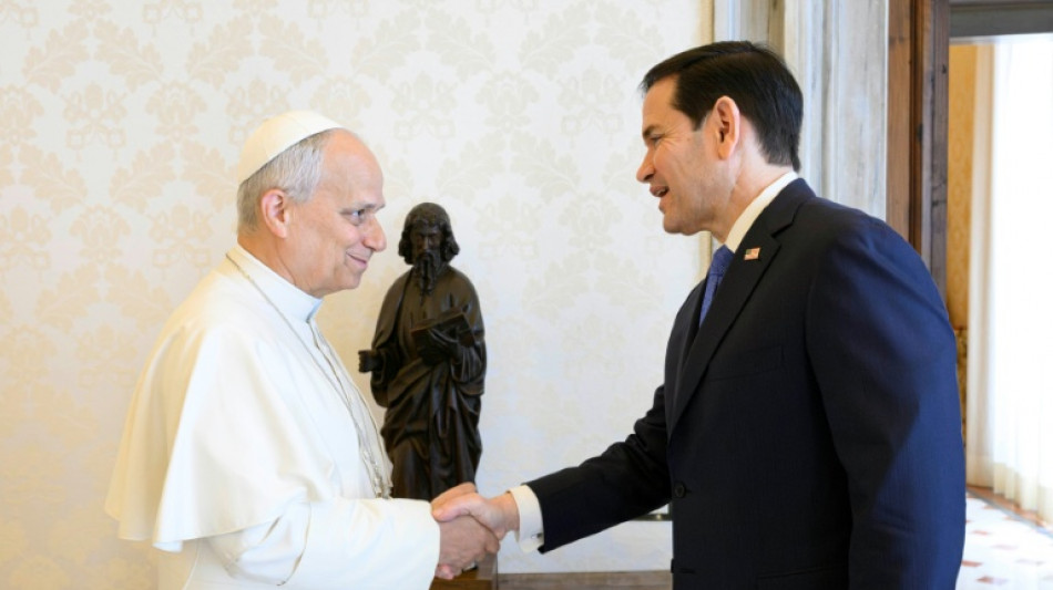  Papst Leo XIV. und US-Au&szlig;enminister Rubio betonen bei Treffen im Vatikan Gemeinsamkeiten 