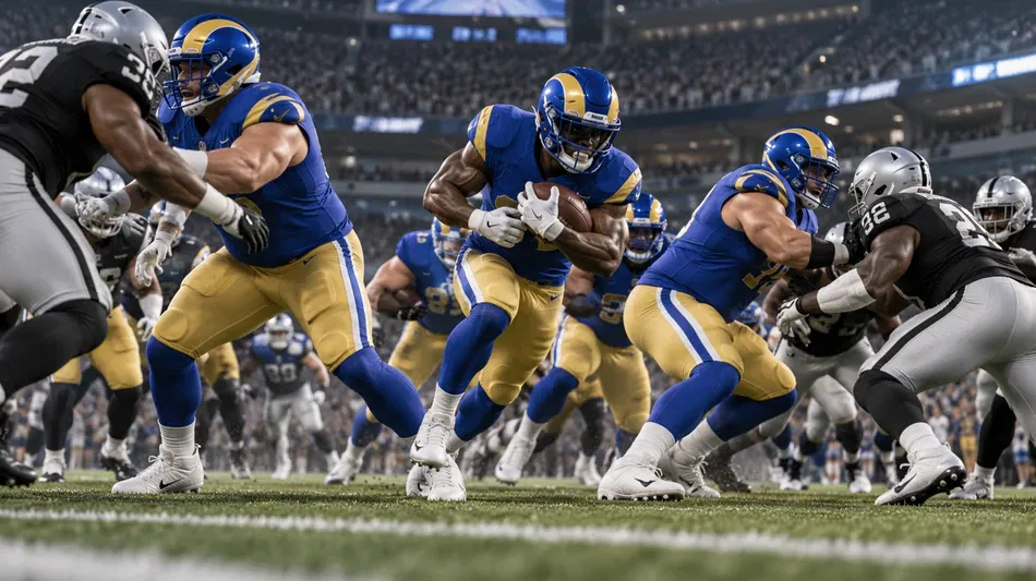  Rams rediscover offensive balance in 35-21 victory over Raiders 