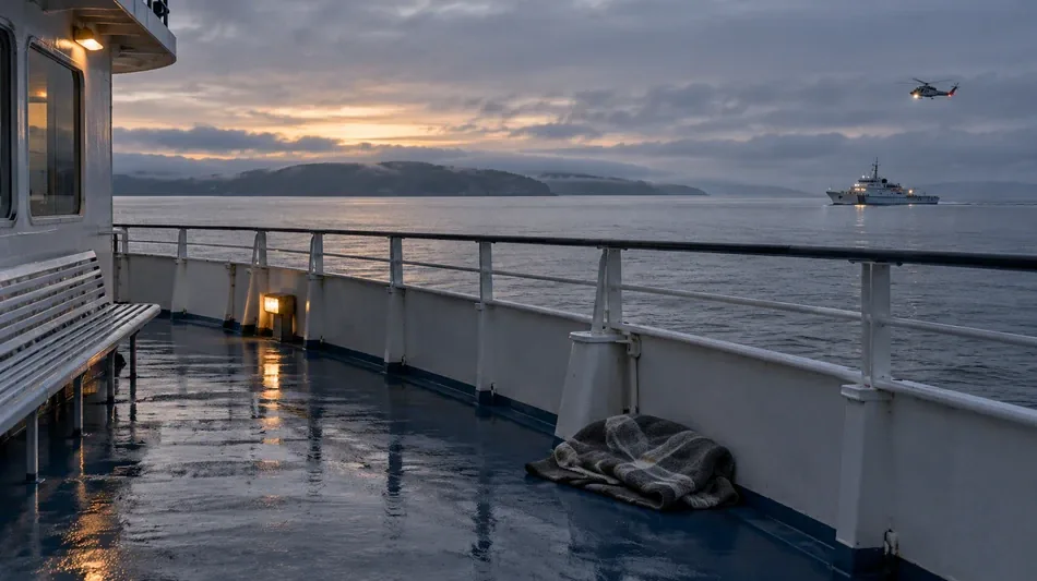  Body recovered after ferry passenger reported overboard 