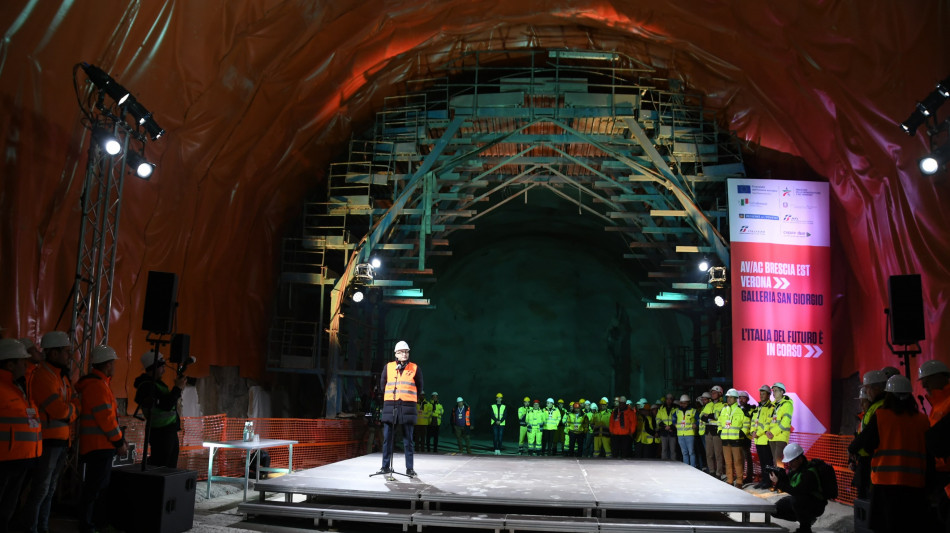 Alta velocit&agrave;, completato scavo galleria Brescia est-Verona