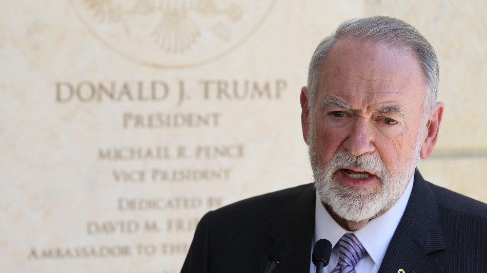  Amb. Usa in Israele, 'Ben Gvir spregevole, ha tradito la dignit&agrave; della sua nazione' 