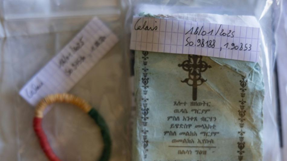 Beachcomber in France hunts fragments of migrant lives