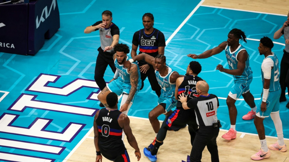  NBA: Heftige Schl&auml;gerei bei Charlotte gegen Detroit 