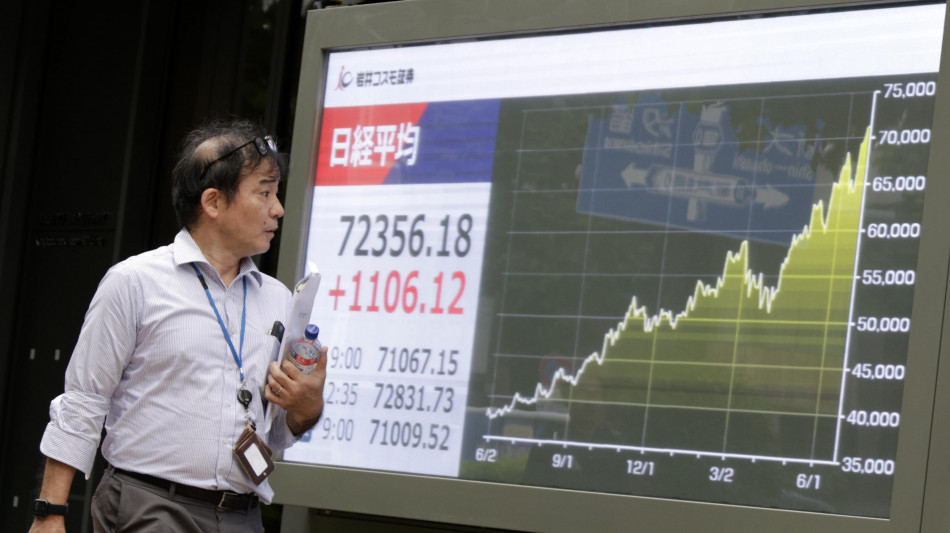  Borsa: Asia brillante effetto inflazione Usa e Ia, Tokyo +1,49% 