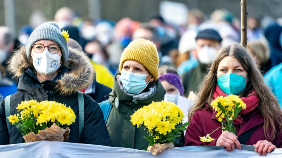 Demonstrationen f&uuml;r den Frieden in zahlreichen deutschen St&auml;dten
