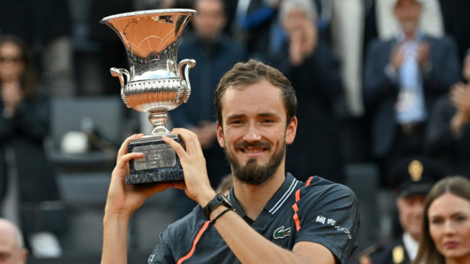 Tennis: Medvedev en terre promise &agrave; Rome avant Roland-Garros