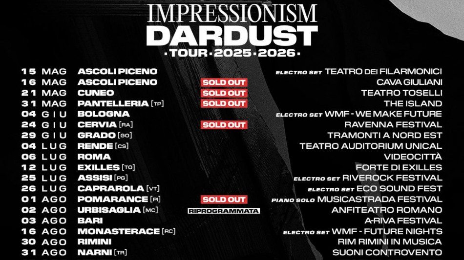 Dardust, fuori l'ep "Urban Impressionism (Piano solo)"