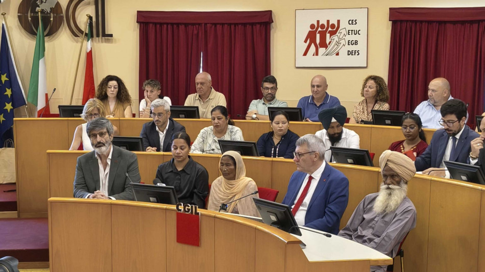 Cgil, Landini incontra i familiari di Satnam Singh