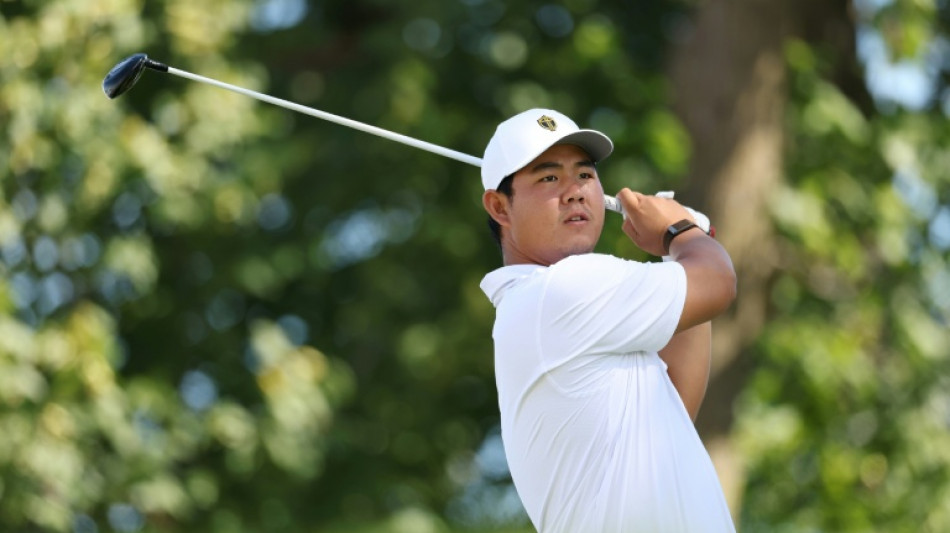  Tom Kim finishes marathon Asian Games second round under floodlights 