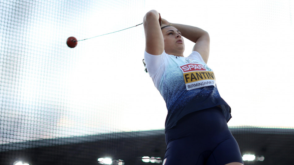  Europei atletica: Fantini conquista l'argento nel martello 