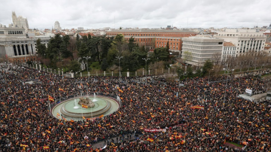 Tausende demonstrieren in Madrid gegen Amnestie f&uuml;r katalanische Aktivisten