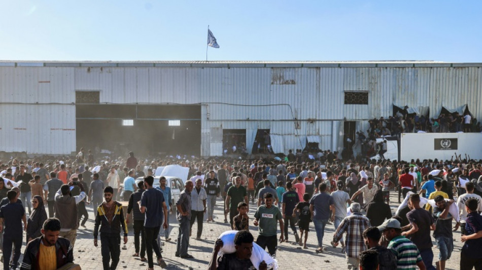 Thousands of Palestinians loot UN warehouse in central Gaza: AFP journalist 