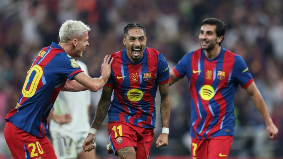 Barca edge Real Madrid in thrilling Spanish Super Cup final
