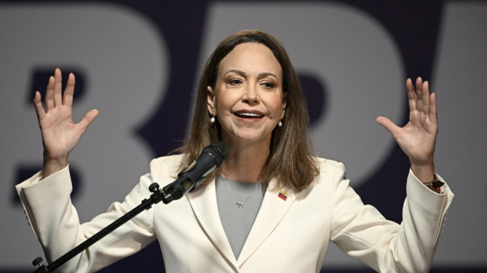  Mar&iacute;a Corina Machado agradece a Trump por abrir a "comporta para a liberdade" da Venezuela 