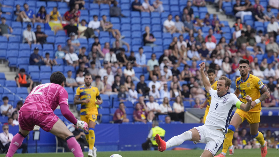 L'Inghilterra batte di misura Andorra