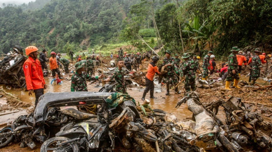 Indon&eacute;sie: le bilan du glissement de terrain grimpe &agrave; 25 morts