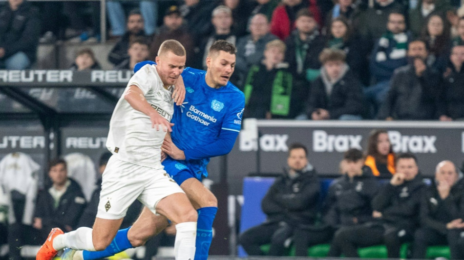  Nur 1:1 in Gladbach: Bayer l&auml;sst Punkte liegen 