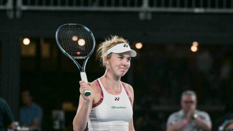 WTA: Noskova, sensation du tournoi, s'attaque &agrave; Sabalenka en finale &agrave; Adela&iuml;de