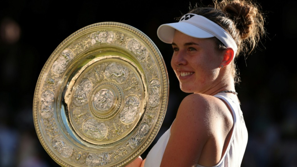  Noskova's glimpse of Wimbledon trophy inspired title glory 