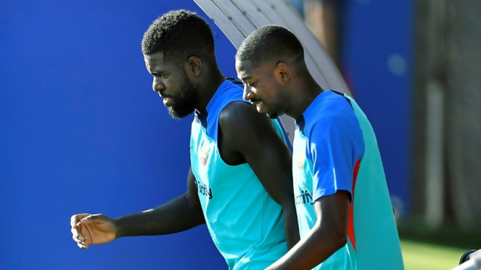 El franc&eacute;s Samuel Umtiti, del FC Barcelona, cedido una temporada al Lecce