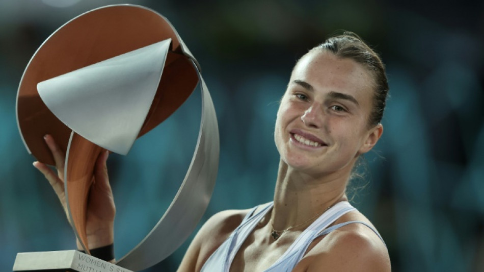 Tennis: Sabalenka prend sa revanche sur Swiatek et s'impose &agrave; Madrid