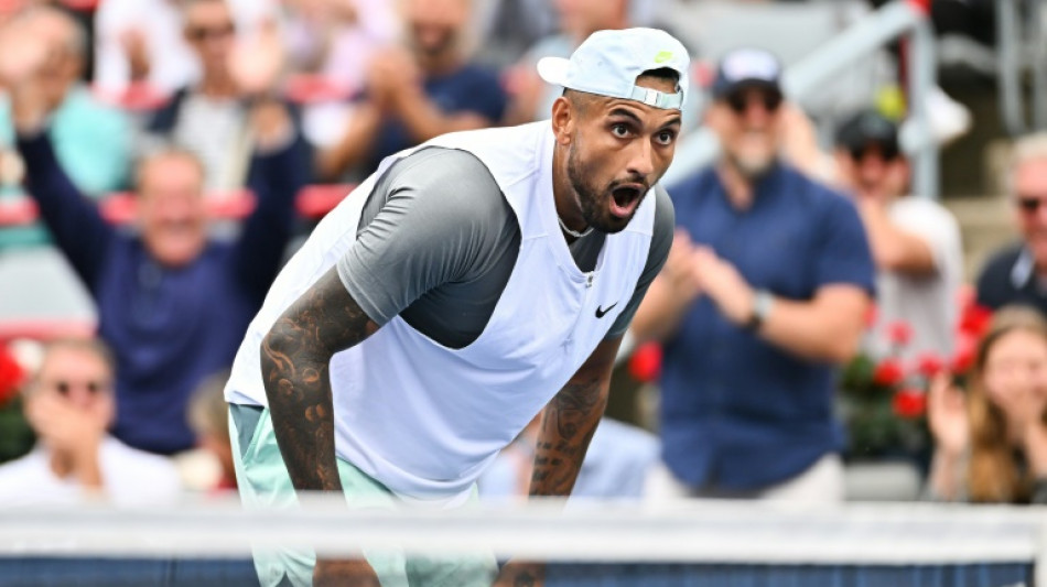 Battered Kyrgios hits his limit in Montreal loss&nbsp;