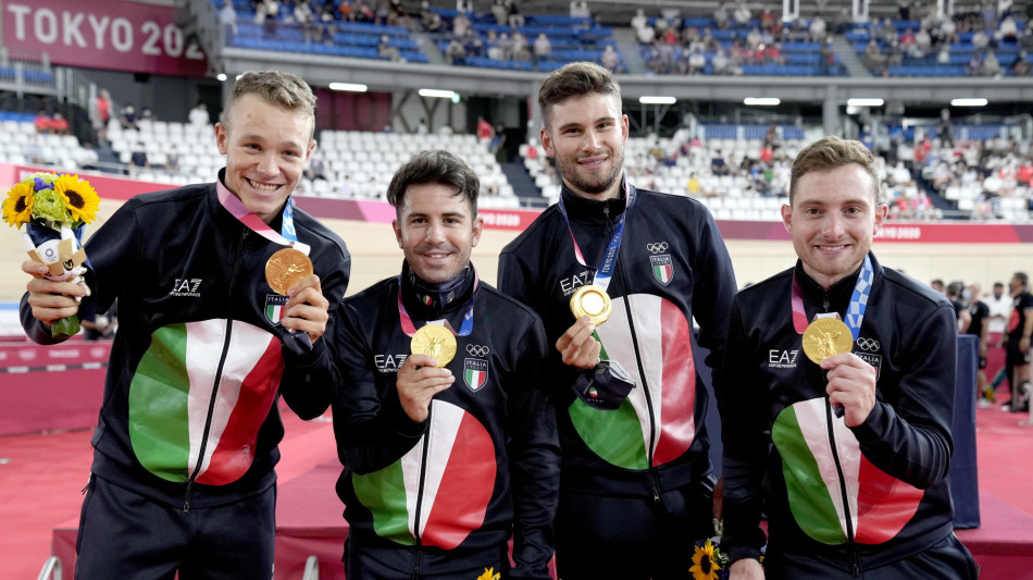 Parigi 24:Ecco azzurri del ciclismo,Villa 'si pu&ograve; bissare Tokyo'