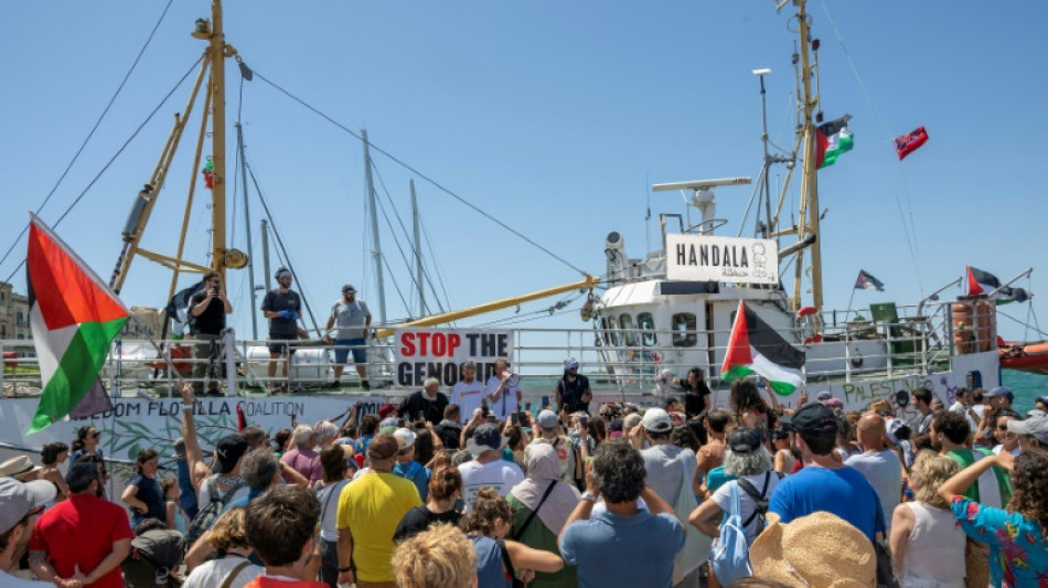 Italie: d&eacute;part d'un nouveau bateau pour Gaza charg&eacute; d'aide humanitaire