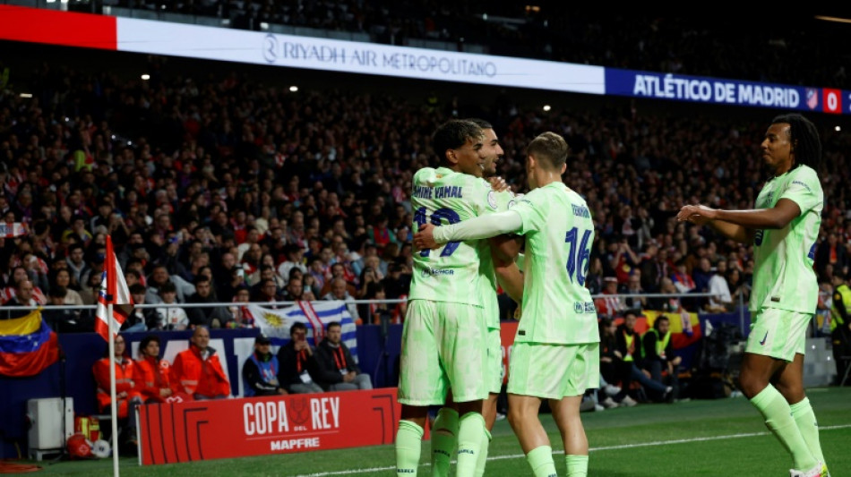 Barca oust Atletico to set up Clasico Copa del Rey final