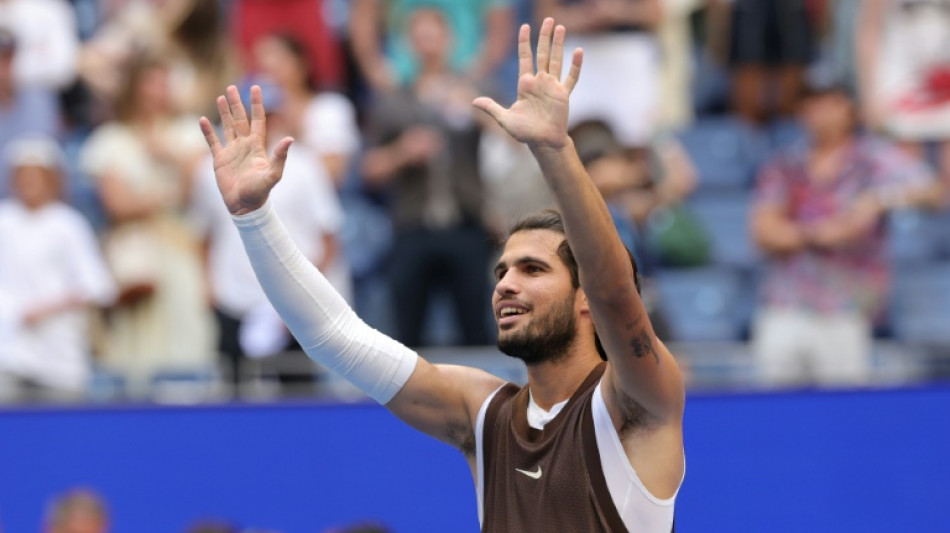  US Open: Alcaraz en huiti&egrave;me sans impressionner, Sabalenka taille sa route 