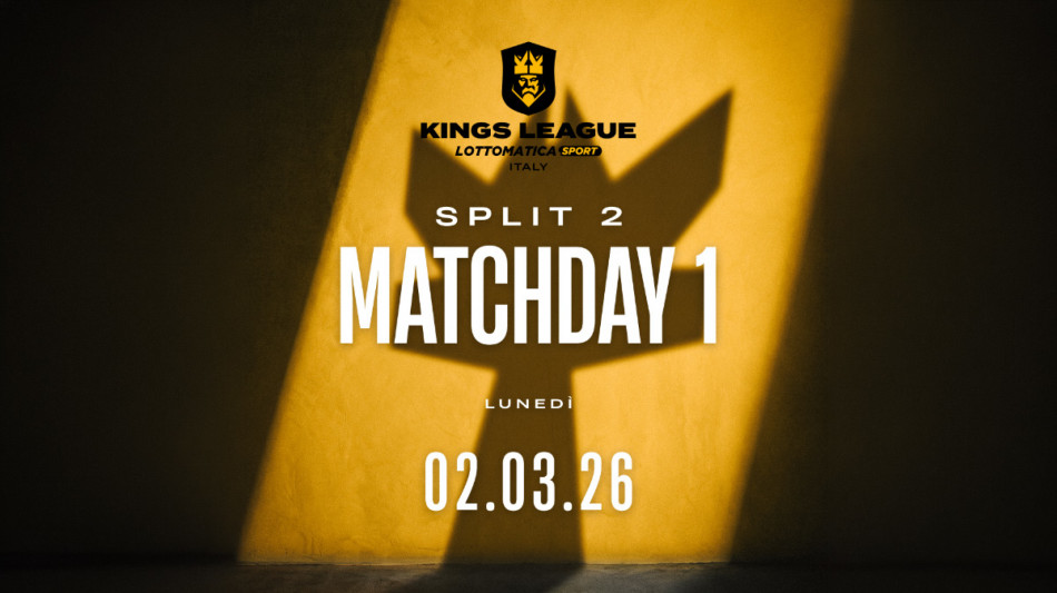  Kings League Lottomatica.sport Italy, la nuova stagione comincia il 2 marzo 