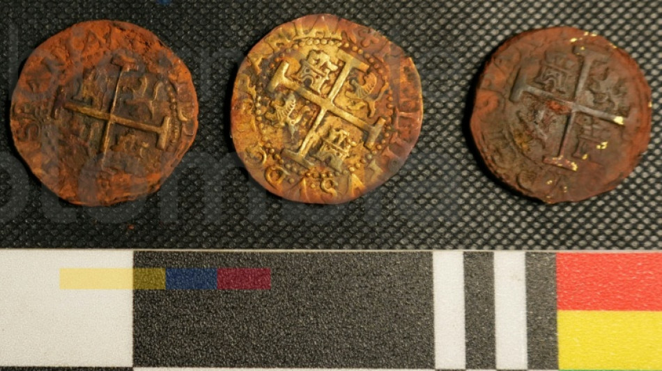 Colombia shows first treasures recovered from 300-year-old shipwreck