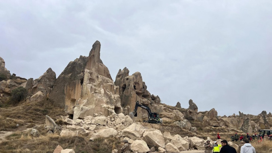  Two dead in rock spire collapse at tourist site in Turkey's Cappadocia  