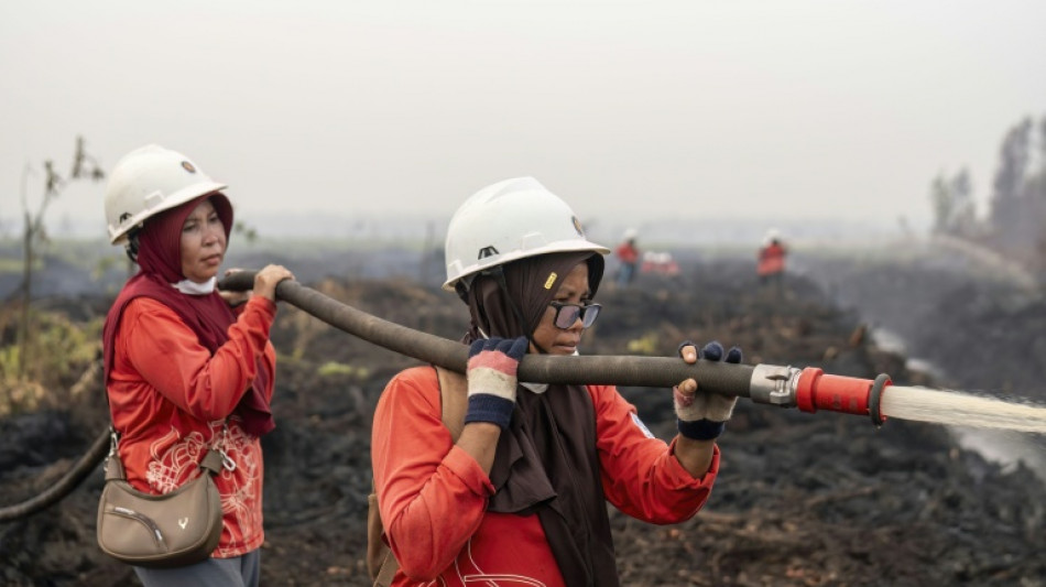  Women fight fires and sexism in Indonesian Borneo 