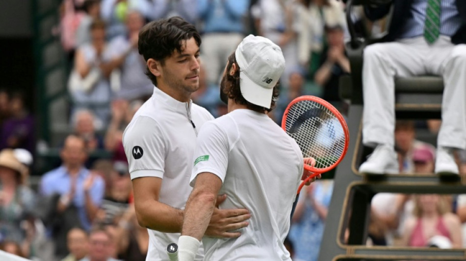 Fritz into Wimbledon quarter-finals after Thompson retires