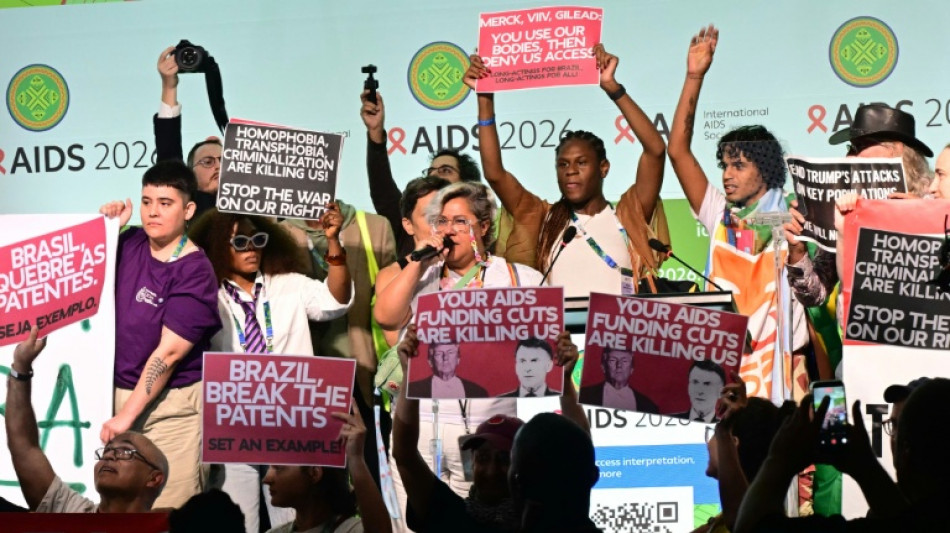  AIDS activists slam 'pharma greed' over breakthrough drug 