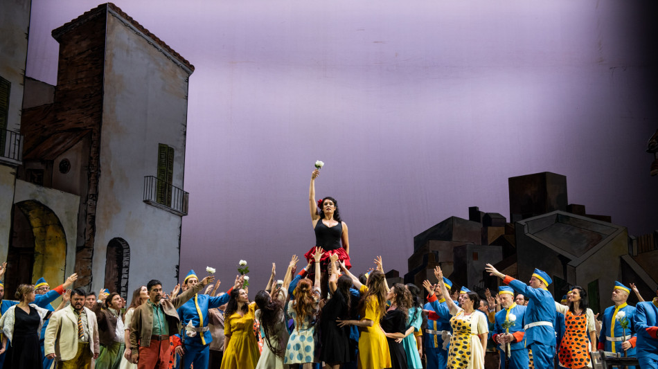 Carmen nel segno di Guttuso, grandi applausi all' Opera di Roma
