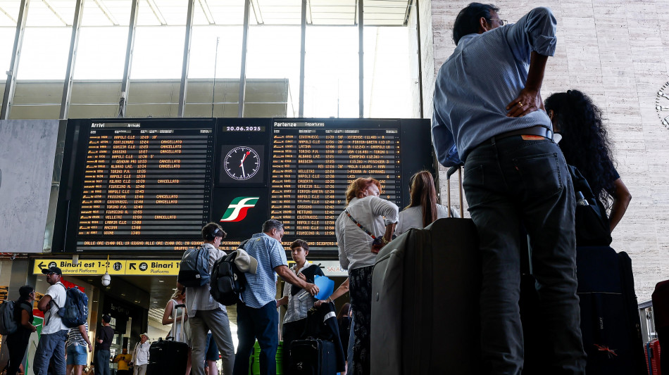 Al via stasera alle 21 lo sciopero dei treni