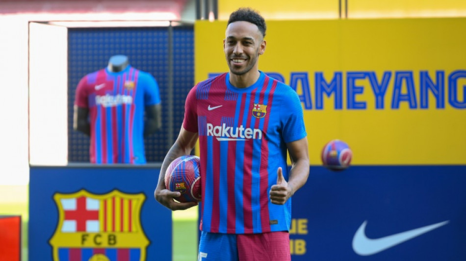 Foot: le Bar&ccedil;a "va revenir au top peu &agrave; peu", promet Aubameyang